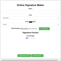 Online Signature Maker