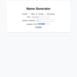 Name Generator